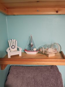 Sandpiper bathroom beach decor